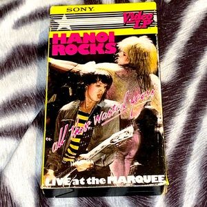 HANOI ROCKS Live at the Marquee London 1983 VHS
